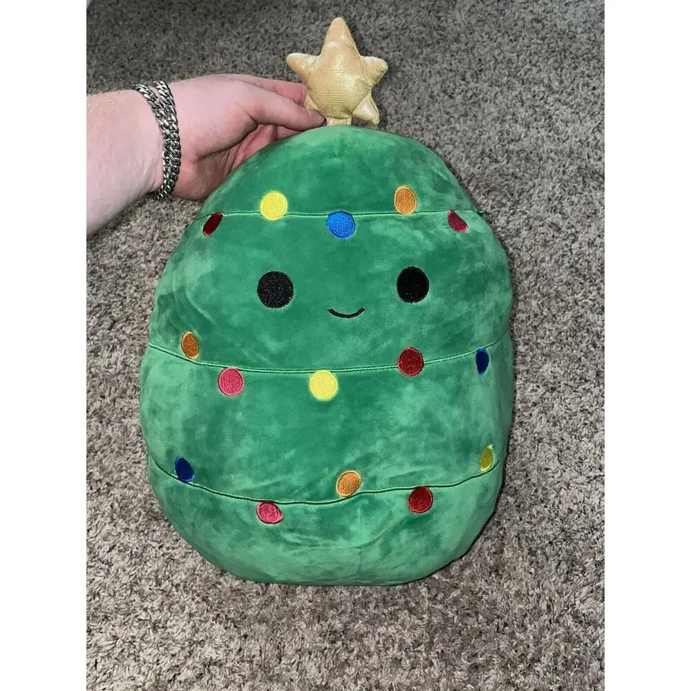 Squishmallow‎ Carol The Christmas Tree 16” Kellytoy Marshmallow Soft Plush